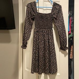 Off the shoulder flower dress